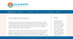 Desktop Screenshot of airport-alicante.com